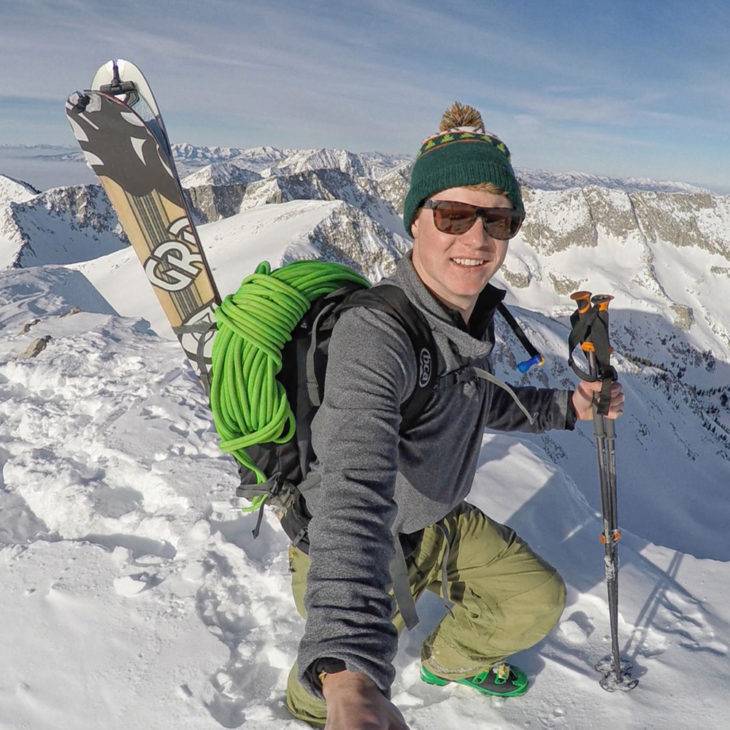 Saywer Gordon on the Pfifferhorn